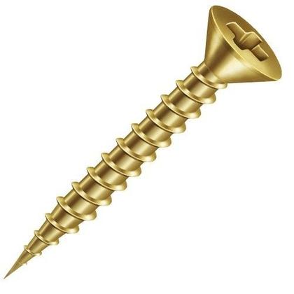 Imagem de Parafuso 4,0 X 50 Chipboard Chata Phillips para Madeira - CISER CAIXA COM 300 peças - 4 0 x 50