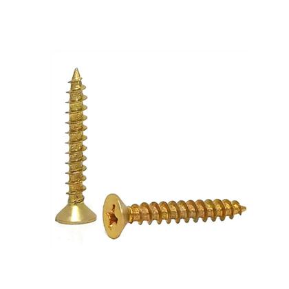 Imagem de Parafuso Chip Cabeça Chata 6,0 x 40 Zincado 100 peças WM