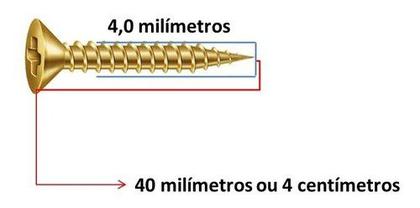 Imagem de Parafuso Chipboard 4.0x40 Para Madeira 1000 Un Ciser
