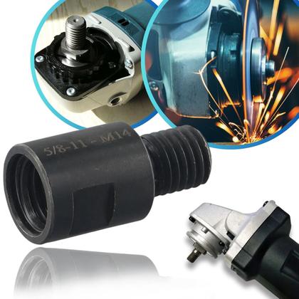 Imagem de Parafuso Conector Conversor Adaptador de Rosca 5/8-11 a M14 pra Esmerilhadeira Lixadeira Angular Rebarbadora Polimento Arbor Acessório de Conexão