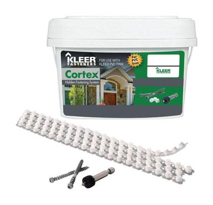 Imagem de Parafuso de acabamento Kleer Cortex de 2,75 polegadas com cabeça hexagonal em aço branco