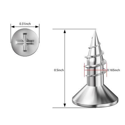 Imagem de Parafuso de madeira Wensilon 304 de cabeça plana de aço inoxidável 8x1 /2 (500)