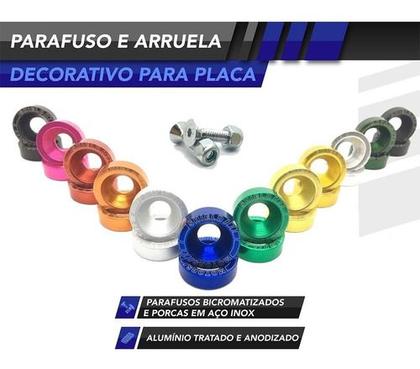 Imagem de Parafuso de Placa Decorativo Moto Carro