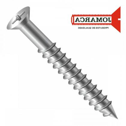 Imagem de Parafuso Madeira Chata Philips Jomarca 4,8 X 55Mm - Kit C/2 Centos