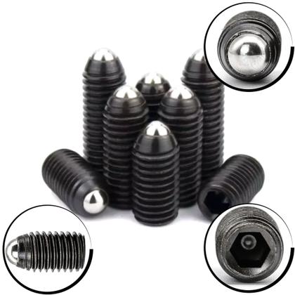 Imagem de Parafuso Posicionador M12 x 40 mm kit com 10 peças - Aço Carbono 1045 - cl 12.9