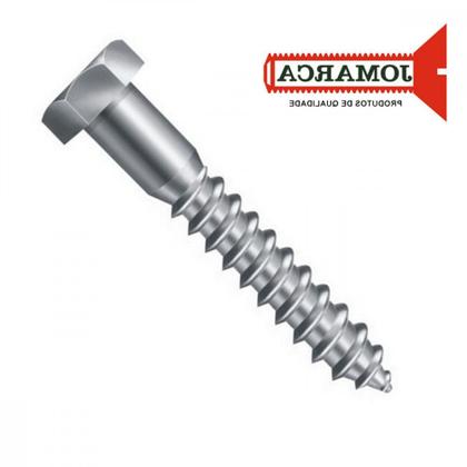 Imagem de Parafuso Sextavado Rosca Soberba Jomarca   3/16'' X 65Mm ./ Kit Com 2 Centos