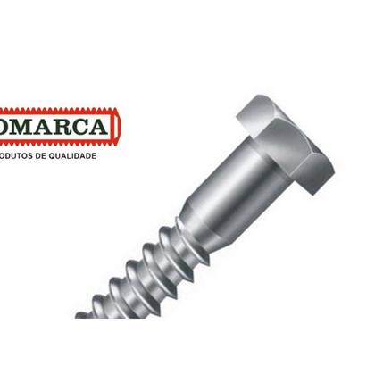 Imagem de Parafuso Sextavado Rosca Soberba Jomarca   3/16'' X 65Mm ./ Kit Com 2 Centos