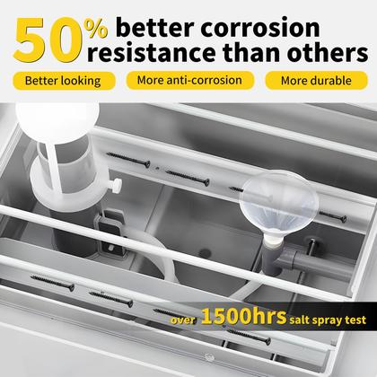 Imagem de Parafusos de convés FIXLINK 3 cm 138 unidades de madeira 10 x 3 revestidos com epóxi 1 kg