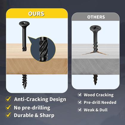Imagem de Parafusos de convés FIXLINK 3 cm 138 unidades de madeira 10 x 3 revestidos com epóxi 1 kg