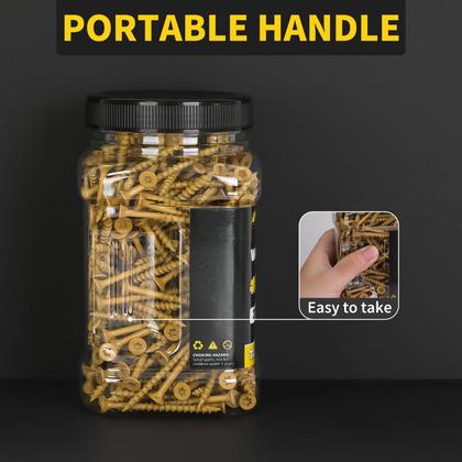 Imagem de Parafusos de madeira FIXLINK 6,35 cm revestidos com epóxi, 310 unidades, resistentes à ferrugem