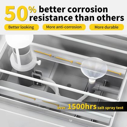 Imagem de Parafusos de madeira FIXLINK 6,35 cm revestidos com epóxi, 310 unidades, resistentes à ferrugem