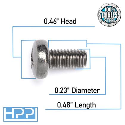 Imagem de Parafusos de matrícula em aço inoxidável HPP para modelos Audi