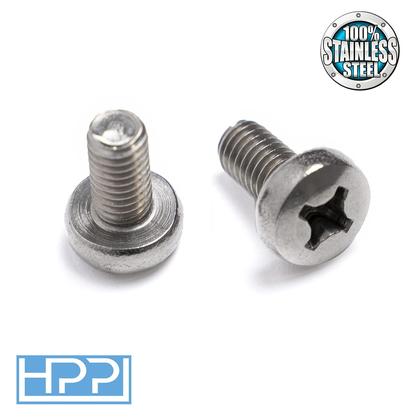 Imagem de Parafusos de matrícula em aço inoxidável HPP para modelos Audi