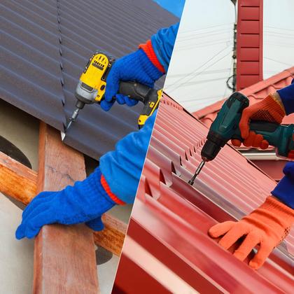 Imagem de Parafusos de telhado de metal FIXLINK 10  1, 300 unidades com lavadora de borracha