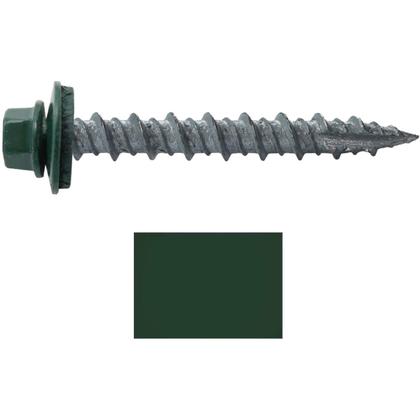 Imagem de Parafusos de telhado Jake Sales 250 Forest/Ivy Green 10x4cm com lavadora