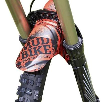 Imagem de Paralama Bike Mudbike Dianteira Plastico - Cor Vermelho