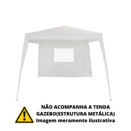 Imagem de Parede com janela para Tenda gazebo Cor Branca Modelo JA-242