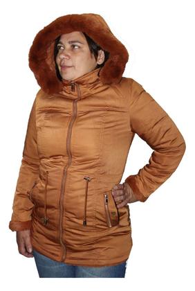 Imagem de Parka Feminina Dupla Face Teddy Ted Forrada Inverno Pelinhos