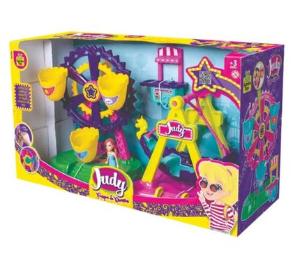 Imagem de Parque de diversão c/ Boneca Judy Park Playset divertido Samba Toys