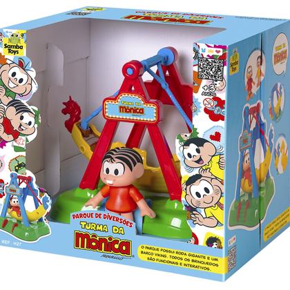Imagem de Parque Diversao Infantil Turma Da Monica Boneca e Acessorio Cenario Parque De Diversao - Samba Toys