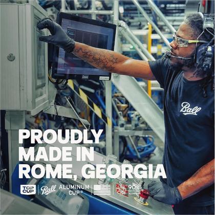 Imagem de Party Cup Top Cup by Ball 9 onças e 50 unidades de alumínio reutilizável