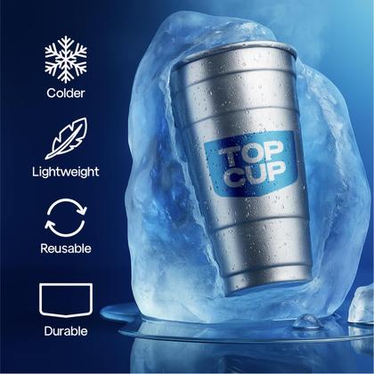 Imagem de Party Cup Top Cup by Ball 9 onças e 50 unidades de alumínio reutilizável