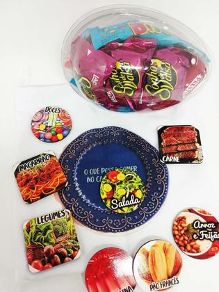 Imagem de Páscoa Autistas Jogo Da Alimentação 12 Peças + Chocolates E