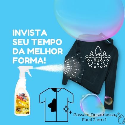 Imagem de Passa e Desamassa Fácil 2 em 1 Conforto 500ml Aroma Conforto