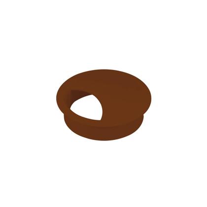 Imagem de Passa Fio 59 Mm Marrom Para Mesas E Bancadas - Mark
