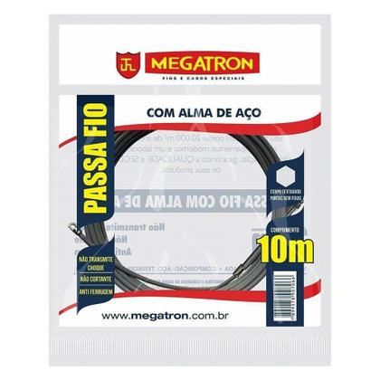 Imagem de Passa Fio Com Alma De Aço 10 Metros Megatron