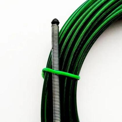 Imagem de Passa Puxa Guia De Fio Com Alma De Aço 20 Metros Verde
