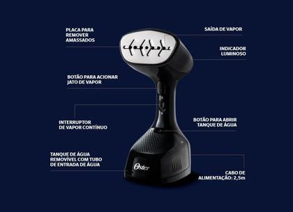 Imagem de Passadeira a Vapor Portátil Power Oster  GCSTES-101-057 220V Portatil