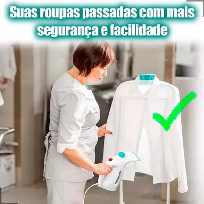 Imagem de Passadeira A Vapor Vertical para passar roupa no  Passar Cortinas, Colchas, Cabide.