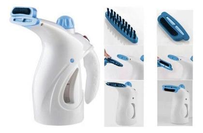 Imagem de Passadeira De Roupas Ferro Vaporizador  Portátil   Vertical Alisa Higieniza Conserva 