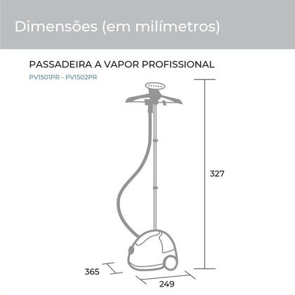 Imagem de Passadeira De Roupas Profissional Prata 127V Suggar Pv1501Pr