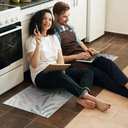 Imagem de Passadeira Emborrachada Antiderrapante 5mm 4,00 x 0,43m RM Decor