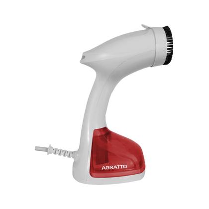 Imagem de Passadeira Ferro Passar Roupa Vaporizador Portátil Elétrico a Vapor Bravo Vermelho Branco Agratto