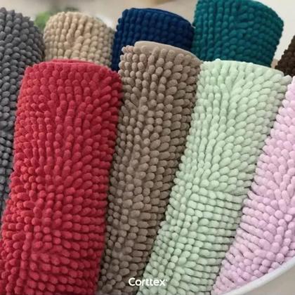 Imagem de Passadeira Para Banheiro Corttex Dallas Turquesa 40X110