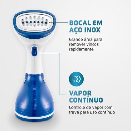 Imagem de Passadeira Portátil a Vapor Mondial Fast Steam VP-09