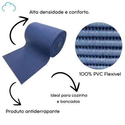Imagem de Passadeira Soft De Cozinha Emborrachada Antiderrapante 40cm
