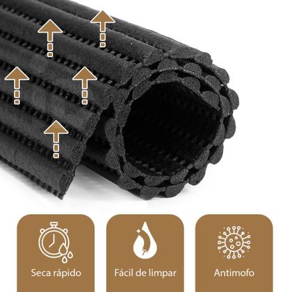 Imagem de Passadeira Tapete Antiderrapante Soft Antimofo M2 43x5,00