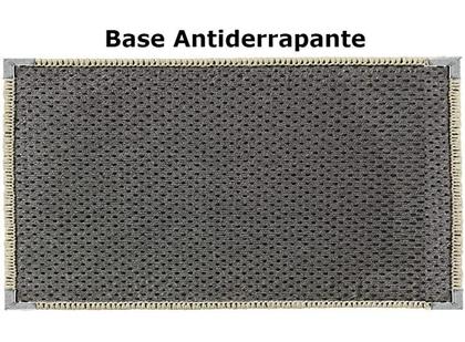 Imagem de Passadeira Tapete Sisal 0,66x2,30 Marrom Antiderrapante Bege