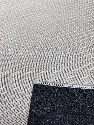 Imagem de Passadeira Trilho 3,5M Sisal Sem Pelo Liso Buzios Cinza 350C