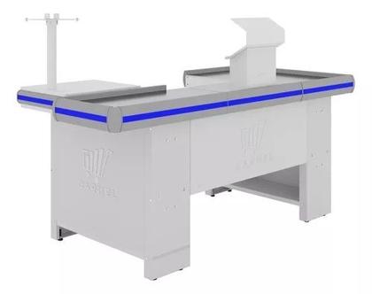 Imagem de Passador De Compras 1,50m Com Furação Checkout Flex Amapá