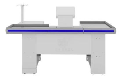 Imagem de Passador De Compras 1,50m Com Furação Checkout Flex Amapá