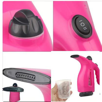 Imagem de Passador De Roupa a Vapor Ferro Vertical Elimina Ácaros e Odores Em Roupas Estofados 200ML 110V