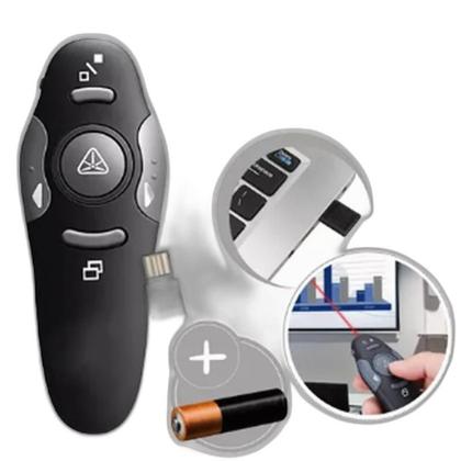 Imagem de Passador De Slides Apresentador Sem Fio Caneta Laser