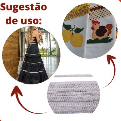 Imagem de Passamanaria trançado 9mm em poliester com 10 metros