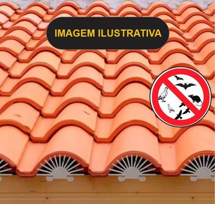 Imagem de Passarinheira para Telhas Universal 25pçs Telhados Branco