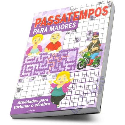 Imagem de Passatempos Para Maiores - Atividades para turbinar o cérebro